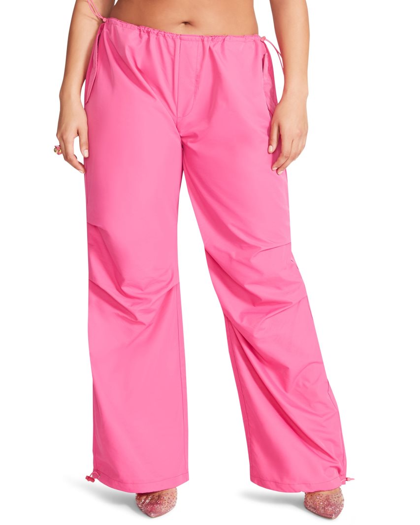 Pink Steve Madden Pia Parachute Women's Pants | PH 0843SEP